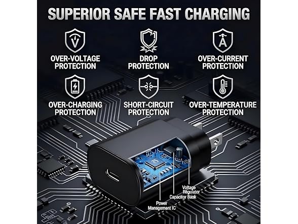 TT&C 25W USB-C Fast Charger for Samsung Galaxy