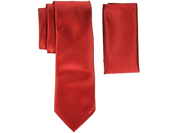 Stacy Adams OS Fire Red Tie Set