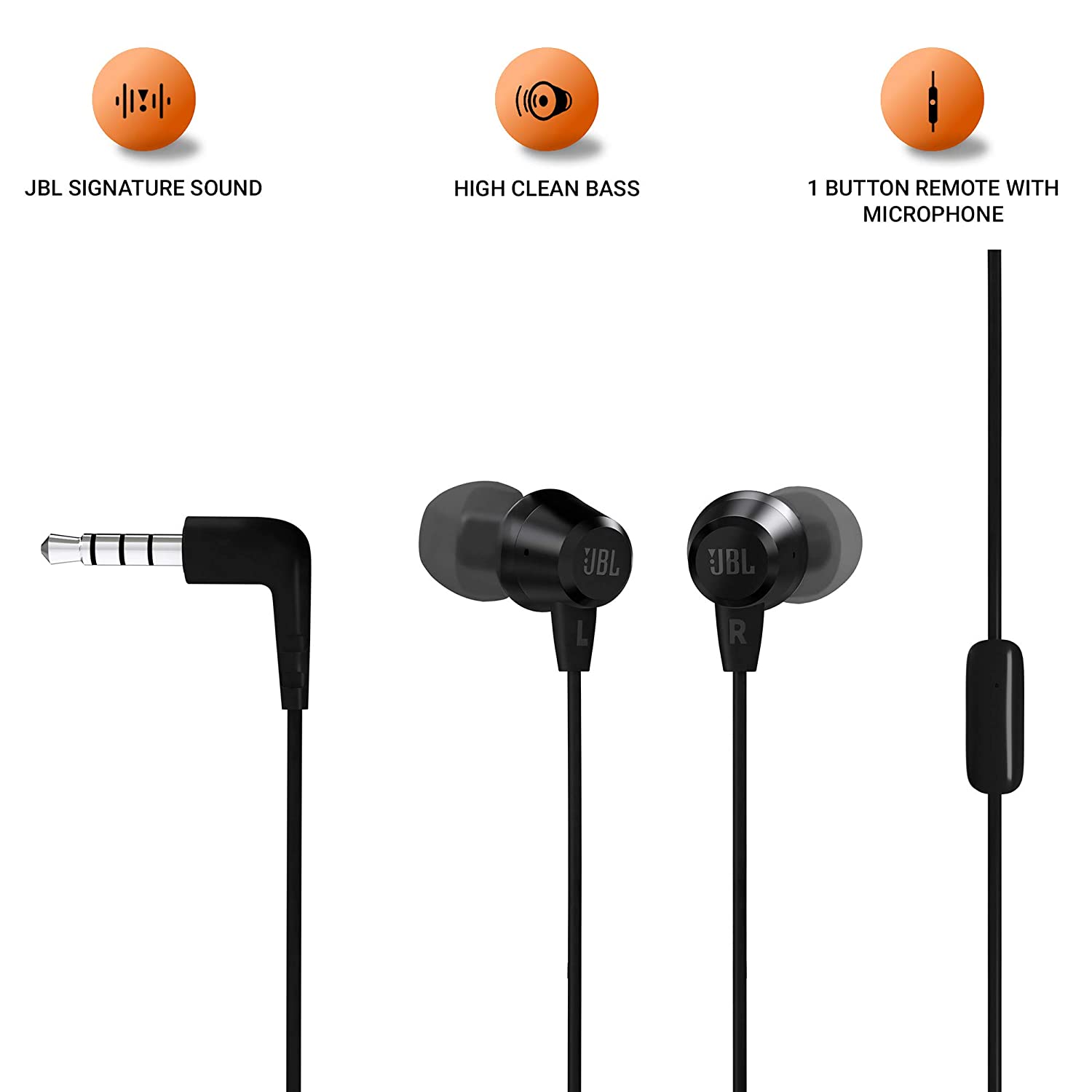 JBL C50HI in-Ear Headphones with Mic - Gallery 12