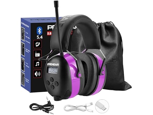 PROHEAR Bluetooth Radio Headphones
