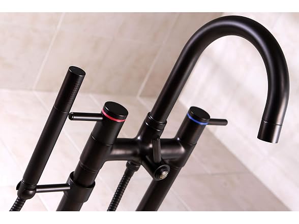 Kingston KS8355DL Freestanding Tub Faucet, ORB