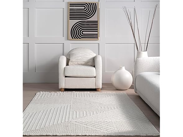 nuLOOM Makena Geometric 5' x 7'6" Area Rug