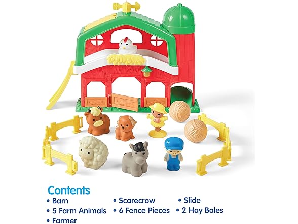 Kidoozie Barnyard Farm Playset