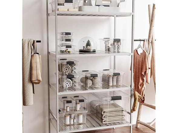Superio Clear Storage Box 2.3 Quart 36 Pack
