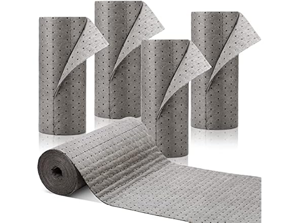 4 Pack Oil Absorbent Pads For Garage