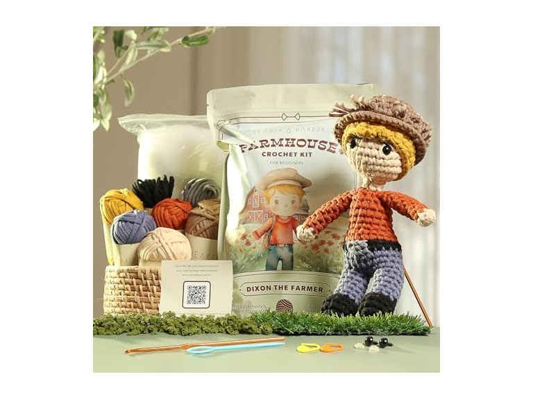 Hearth & Harbor Amigurumi Crochet Kit for Beginners Adul