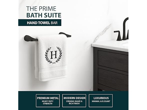 Mega Handles Bathroom Towel Holder Set