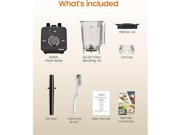 Reslee Professional Countertop Smoothie Blender