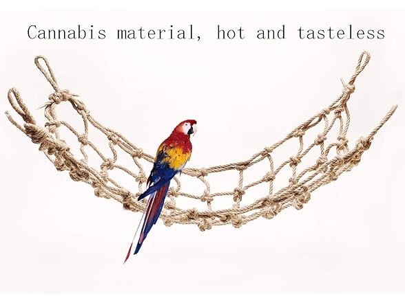 Morezi Parrot Bird Climbing Net - Cotton Rope