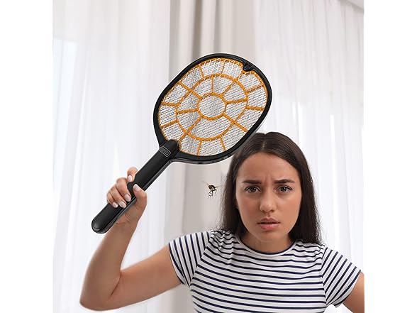 BLACK+DECKER Bug Zapper Racket – Electric Fly Swatter