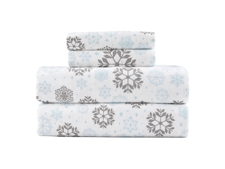 100% Turkish Cotton Plaid Flannel Sheet Set - Gallery 18