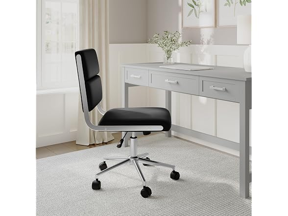 Martha Stewart Lulu Swivel Chair with Height Adjustable Seat