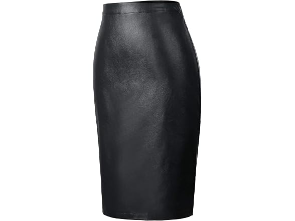 Kate Kasin Women (S) Leather Skirts High Skirt
