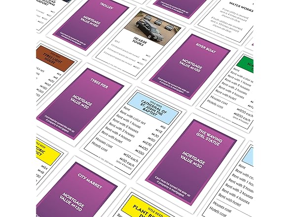 Monopoly Board Game Savannah Edition