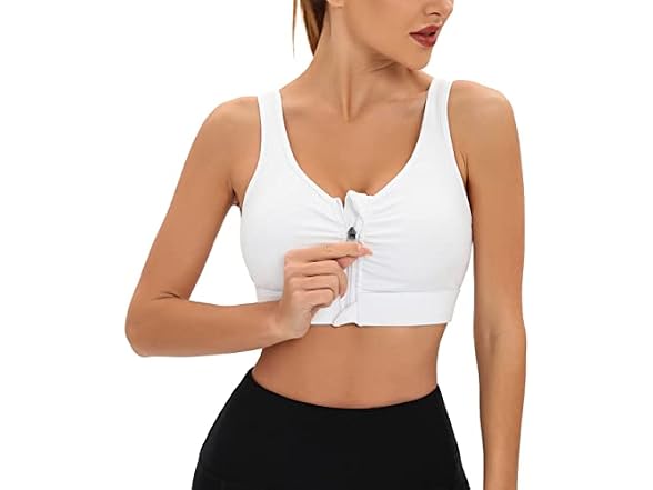 Yogapro Women (L) Zip Front Closure Surgical Bra