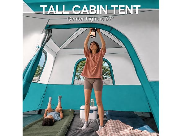 Hewolf Instant Tent 4-6 Person Camping