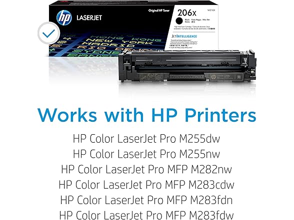 HP 206X Black High-yield Toner Cartridge
