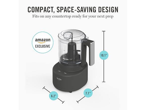 Martha Stewart 3 Cup Electric Food Chopper Caviar