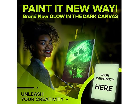 Acmelight Glow in The Dark Canvas Board