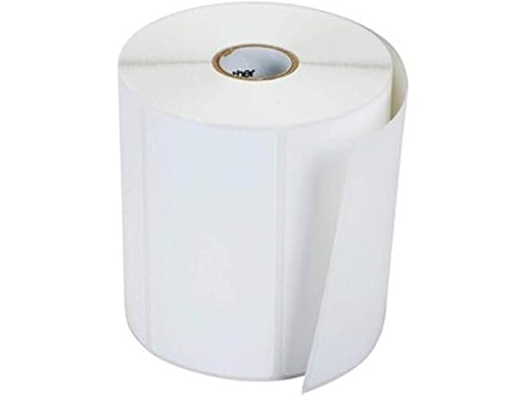 Brother RD005U1S Standard Die-Cut Labels, 4 "x 3", 8 Rolls