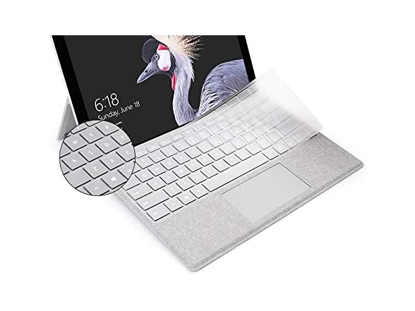 JuYuish Silicone Clear Keyboard Skin