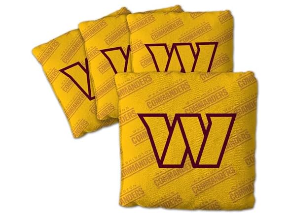 WASHINGTON COMMANDERS Cornhole Bags 4Pk