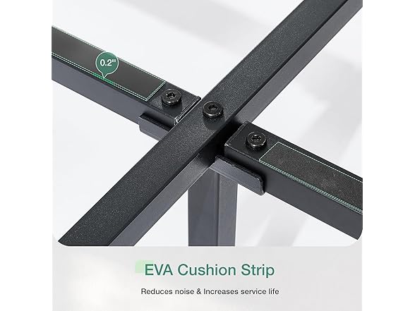 Novilla Queen Size Bed Frame with Modern Headboard