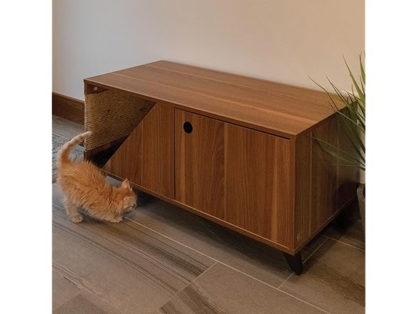 4 Cats & Dogs Jessie Jr. Pet Cabinet w Scratching Post