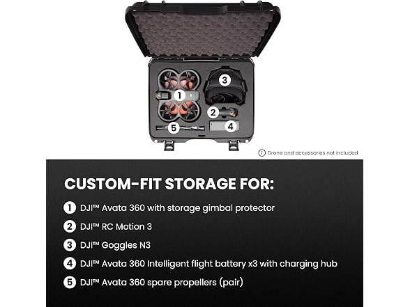 NANUK 930 DJI™ Avata 360 - Waterproof Hard (2LNT)