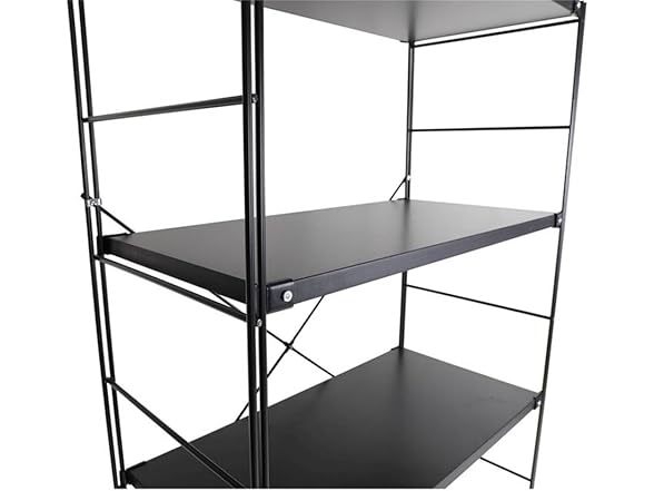 LeisureMod Brentwood 4-Shelves Bookcase