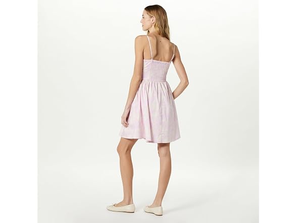 The Drop Perla Shaped Waist Mini Dress