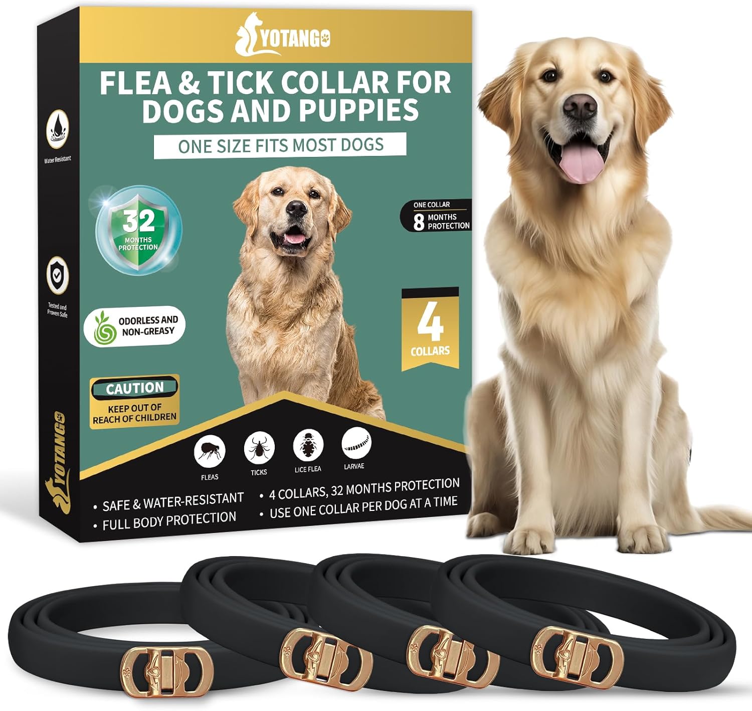 Flea & Tick Collar for Dogs 4-Pack - Gallery 6