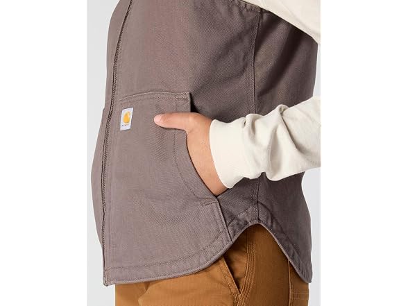 Carhartt Women's Washed Duck Hooded Vest