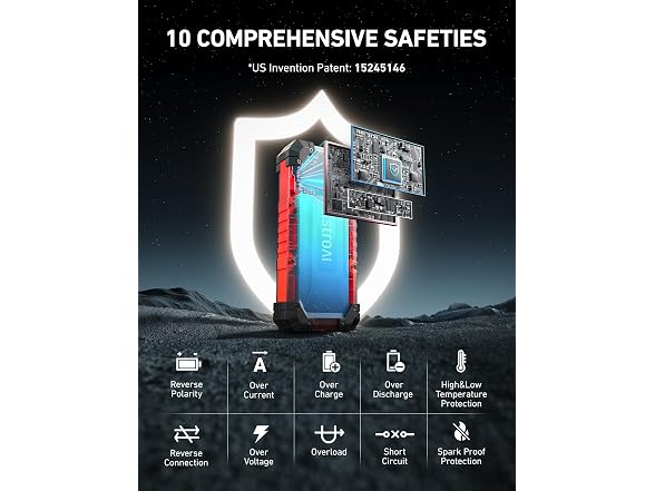 AstroAI S8 Ultra 4000A Car Jump Starter