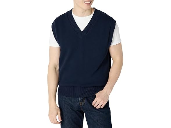 Amazon Essentials Men V-neck Vest (Small)