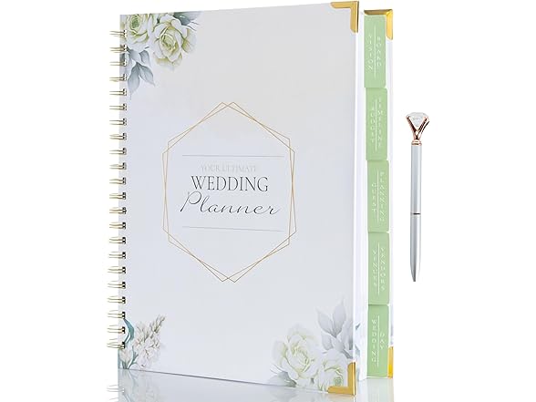 Generic Wedding Planner With Pen