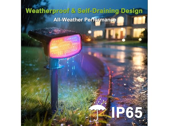 DAMINY RGB Solar Spot Lights
