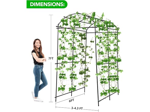Garden Arch Trellis Outdoor Arched Trellis