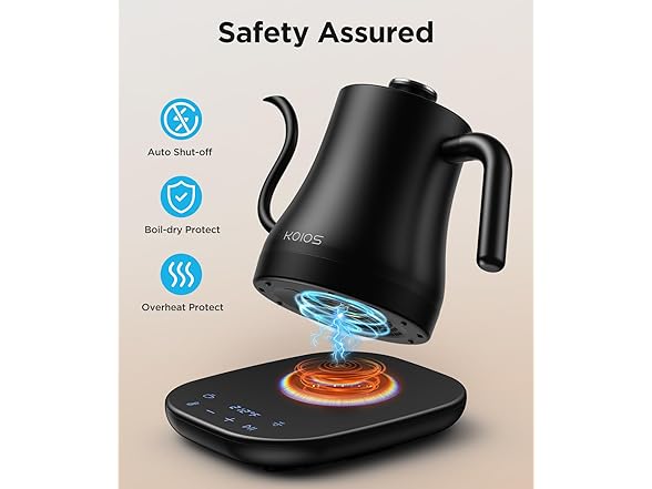 0.8L Black Electric Kettle