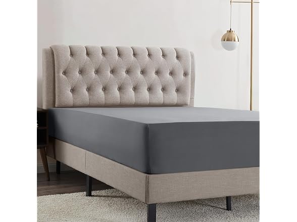Empyrean 2-Pack King Fitted Sheets Charcoal