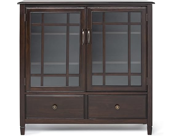 SIMPLIHOME Connaught Solid Wood 46" Cabinet