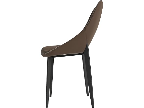 Leisuremod AC48DBR Amalfi Dining Chairs
