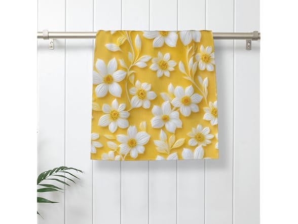 Ouqiuwa Soft Yellow and White Flowers Hand