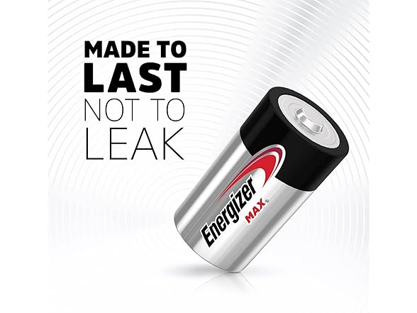 (8 PACK) Energizer MAX D Alkaline Batteries