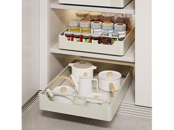 Takywep Adhesive Film Pull Out Cabinet Organizer