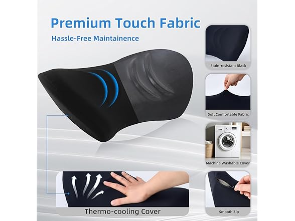 LEKEWN Lumbar Support Pillow