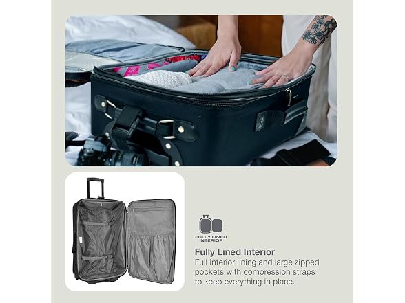 Travel Select Amsterdam Softside Luggage, 8-Piece Set (15/21/25/29)