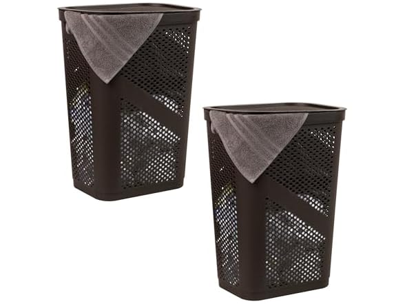 Mind Reader 60L Slim Laundry Hamper