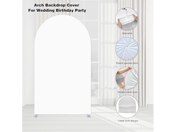 HISDH Brown Arch Backdrop Covers We Can