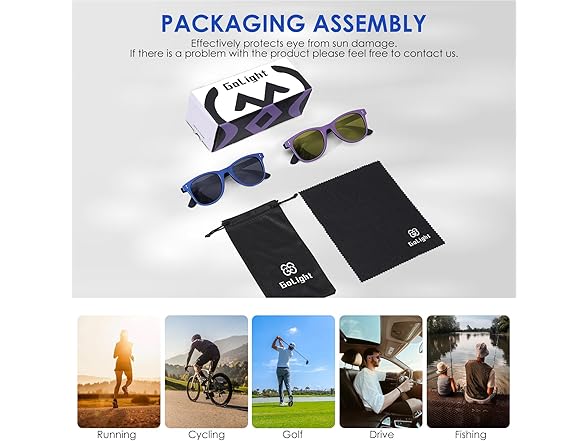 GoLight Polarized Sunglasses 2 Pack